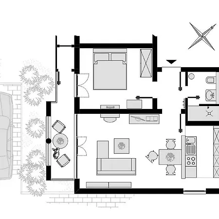 Strandappartement In