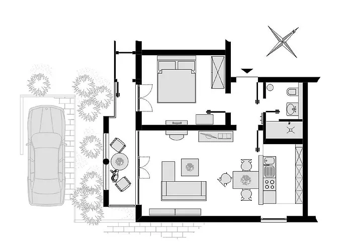 Strandappartement In